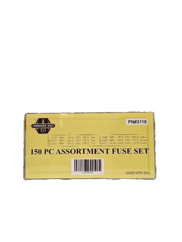3118 150 Pc. Assortment Fuse Set Outside CT