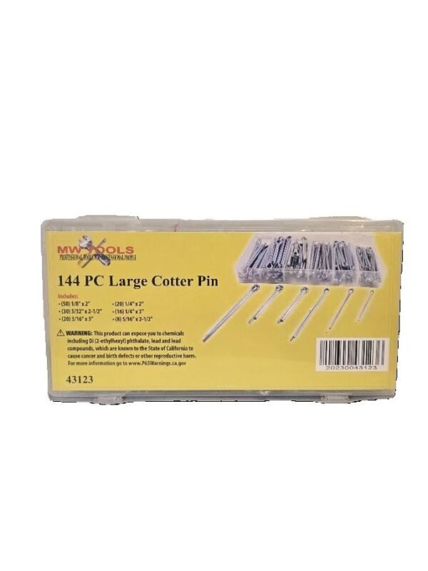 43123 144 Pc. Large Cotter Pin Outside CT