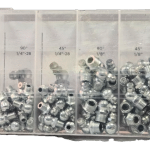 110 Pc. SAE Hydraulic/Grease Fitting Assortment Kit - Image 2
