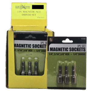 3 Pc. Magnetic Nut Driver Set, 12 per Display - Image 2