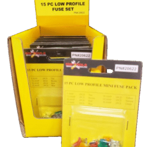 15 Piece Low Profile Assorted Fuses, 12 per display - Image 2