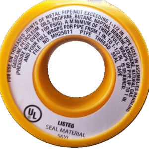 1/2" Yellow Gas Tape/ 36 per Display - Image 2
