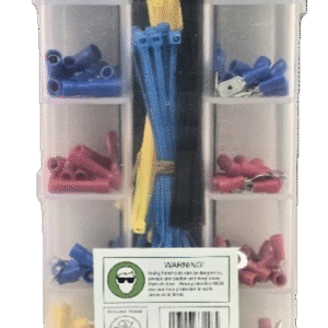 271 Pc. Solderless Terminal/Connect Crimp Assortment Kit with Tool - Image 3