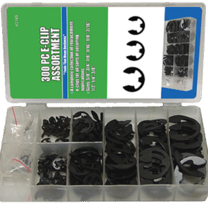 300 Pc. E-Clip Assortment Set - Image 1