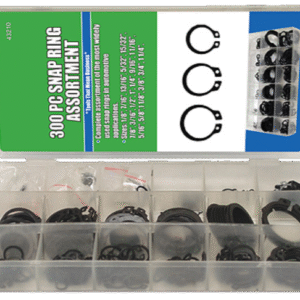300 Pc. Snap Ring Assortment Set - Image 1