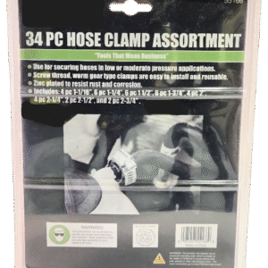 34 Pc. Assorted Hose Clamps Set - Image 2