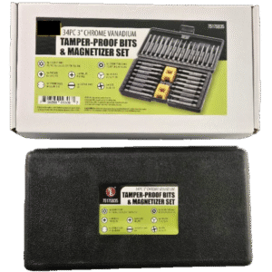 34 Pc. Tamper Proof Bits and Magnetizer Set - Image 3