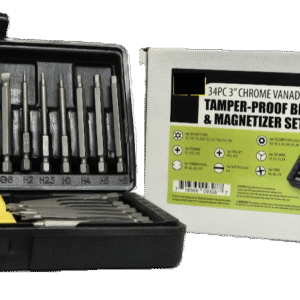 34 Pc. Tamper Proof Bits and Magnetizer Set - Image 2