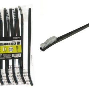 10 Piece Set- 7" Double Ended Nylon Bristle Cleaning Brush Set, Sold in Units of 12 - Image 1