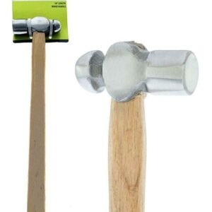 10"/4 oz Ball Pein Hammer, Hard Wooden Handle, Sold in Units of 12 - Image 1