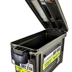 Gray Illuminated Dry Box with Detachable Lid (11.4"x5.1"x7.5"), includes 3 AAA Batteries, Sold in Units of 10 - Image 1