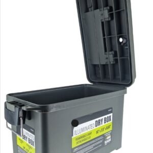 Gray Illuminated Dry Box with Detachable Lid (14"x7.5"x8.67"), includes 2 CR2032 Batteries, Sold in Units of 10 - Image 2