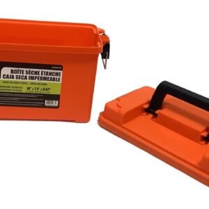 Orange Waterproof Dry Box With Detachable Lid (14" x 7.5" x 8.67") ,Sold in Units of 10 - Image 3