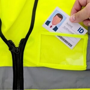 High-Visibility Neon Lime Green Safety Vest, 24.1/2" X 28.3/4", 2" Reflective Strips, Large Size (ANSI/ISEA 107-2020 Class 2), Sold in Units of 10 - Image 4