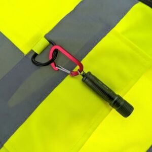 High-Visibility Neon Lime Green Safety Vest, 26" X 28.3/4", 2" Reflective Strips, XL Large Size (ANSI/ISEA 107-2020 Class 2), Sold in Units of 10 - Image 4