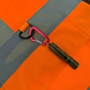 High-Visibility Neon Orange Safety Vest 24.1/2" X 28.3/4"", 2" Reflective Strips, Large Size (ANSI/ISEA 107-2020 Class 2), Sold in Units of 10 - Image 3