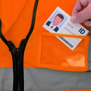 High-Visibility Neon Orange Safety Vest 24.1/2" X 28.3/4"", 2" Reflective Strips, Large Size (ANSI/ISEA 107-2020 Class 2), Sold in Units of 10 - Image 4