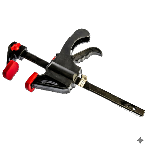8" Heavy Duty Black "F" Clamp, Sold in Units of 6