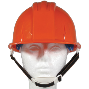 Hard Hat With Adjustable Chin Strap (Orange),ANSI Approved, Sold in Units of 5