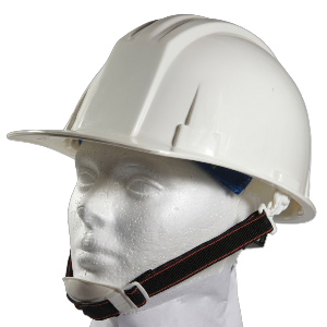 Hard Hat With Adjustable Chin Strap (White),ANSI Approved, Sold in Units of 5