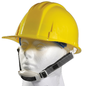 Hard Hat With Adjustable Chin Strap (Yellow), ANSI Approved, Sold in Units of 5