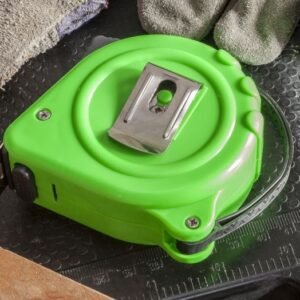 25'/1" Locking Measuring Tape SAE/Metric W/ Belt Clip, Assorted Colors, 12 per Display - Image 4