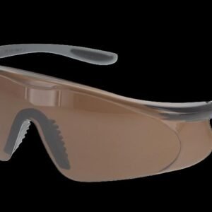 ANSI Z87.1 High Velocity Bronze Lens Safety Glasses, Scratch Resistant-UV Coating-Anti Fog Lens, 12 per Display - Image 2