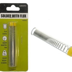 Solder with Flux, 10 gm 1 mm Dia, SN Stannum Tin (SN): 40%, Lead (PB): 60%., Sold in Units of 10 - Image 1